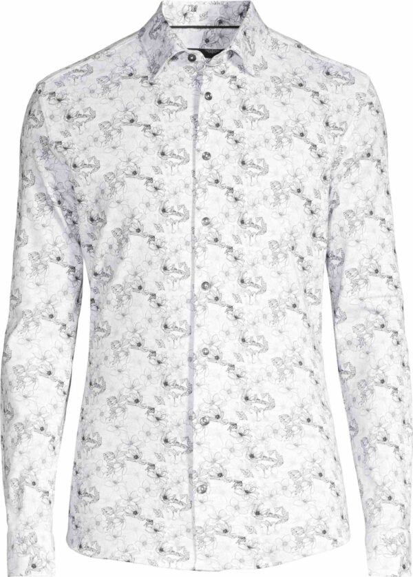 Chemise sport manches longues HORST (BLANC - 251641) - Modèle: HRSL251708