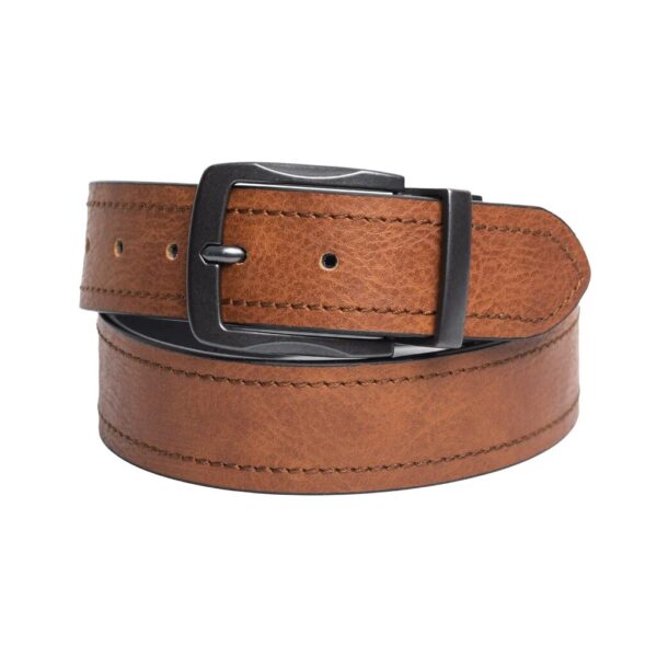 Ceinture CUSTOM LEATHER large réversible en cuir (ATTRIBUTS INDÉTERMINÉ DANS RETAILS - 230399) - Modèle: 70356 no repeat