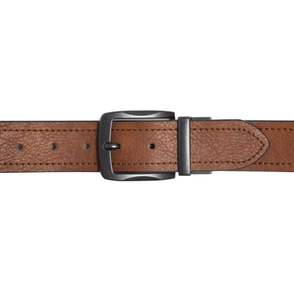 Ceinture CUSTOM LEATHER large réversible en cuir (ATTRIBUTS INDÉTERMINÉ DANS RETAILS - 230399) - Modèle: 70356 no repeat – Image 3