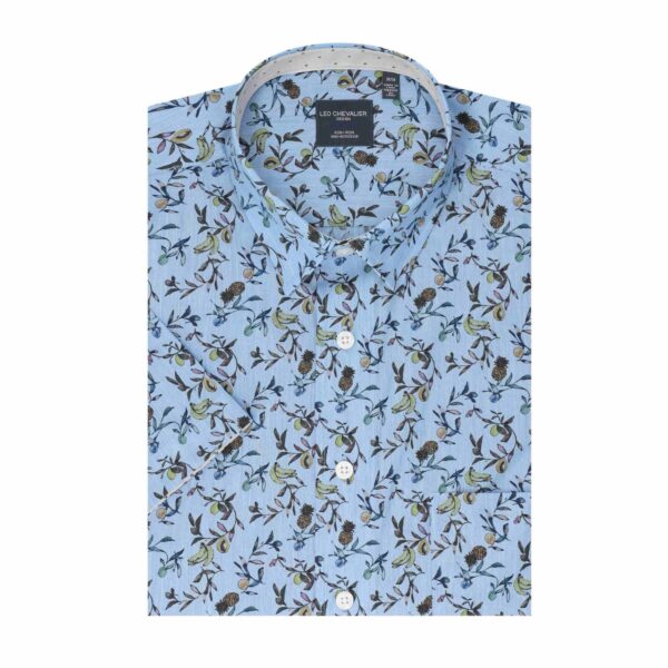 Chemise sport manches courtes LEO CHEVALIER (BLEU PÂLE - 251925) - Modèle: 624379