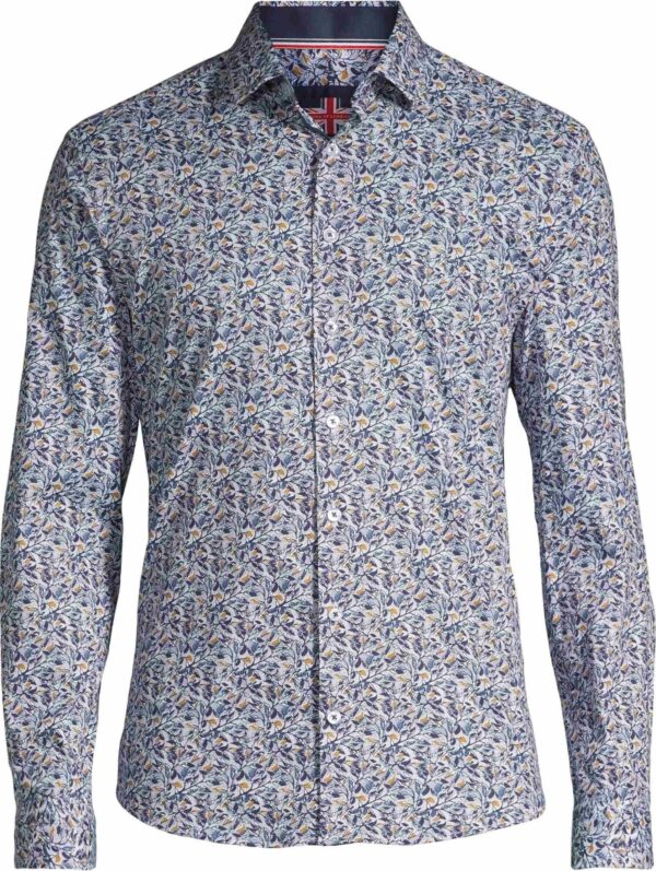 Chemise sport manches longues SOUL of LONDON (BLEU MARINE - 252001) - Modèle: SOSL252730